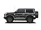 Mek Magnet Magnetic Body Armor; Black Flag (21-24 Bronco 2-Door)