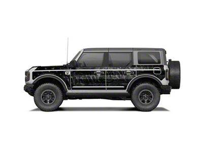 Mek Magnet Magnetic Body Armor; Black Flag (21-24 Bronco 4-Door)