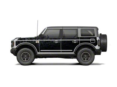 Mek Magnet Magnetic Body Armor; Ghost Camo Black (21-24 Bronco 4-Door)