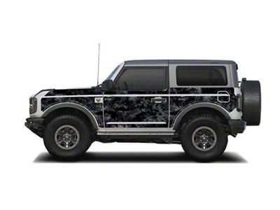 Mek Magnet Magnetic Body Armor; Kryptek Typhon (21-24 Bronco 2-Door)