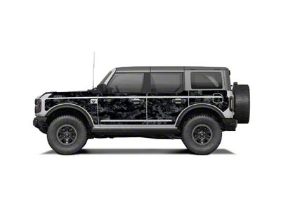 Mek Magnet Magnetic Body Armor; Kryptek Typhon (21-24 Bronco 4-Door)