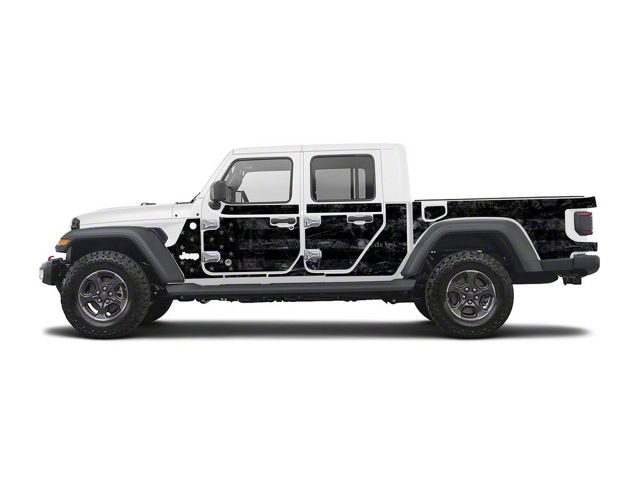 Mek Magnet Magnetic Body Armor; Black Flag (20-24 Jeep Gladiator JT)