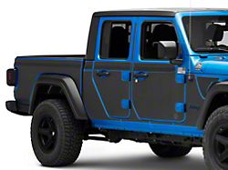 MEK Magnet Removable Body Armor; Matte Black (20-25 Jeep Gladiator JT)