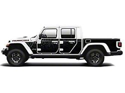 MEK Magnet Removable Body Armor; Ghost Camo Black (18-25 Jeep Wrangler JL 4-Door)