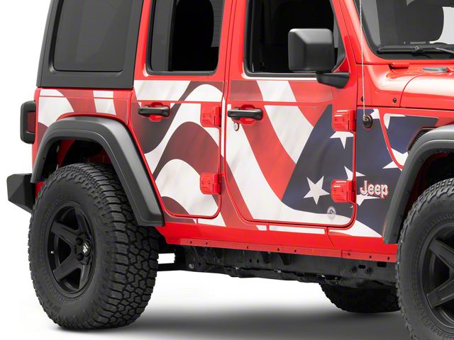 Mek Magnet Magnetic Body Armor; MEK Merica (18-24 Jeep Wrangler JL 4-Door)