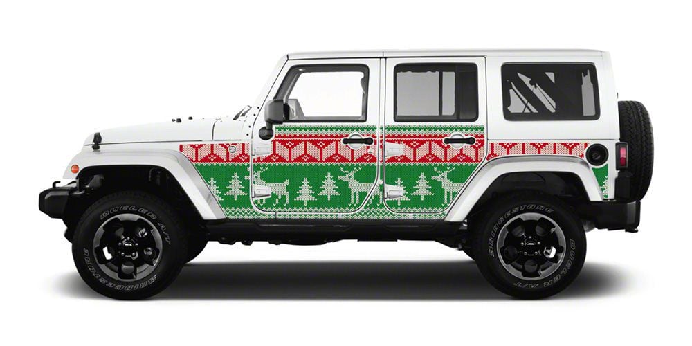 MEK Magnet Jeep Wrangler Removable Body Armor; Ugly Sweater Holiday ...