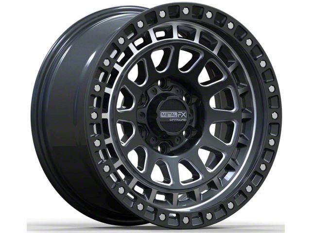 Metal FX Offroad Outlaw Satin Black 6-Lug Wheel; 17x8.5; 0mm Offset (2024 Tacoma)