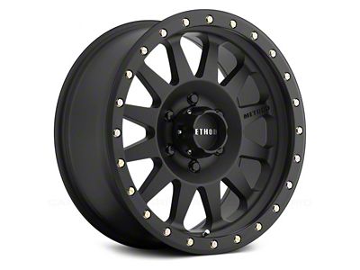 Method Race Wheels MR304 Double Standard Matte Black 6-Lug Wheel; 20x10; -10mm Offset (10-24 4Runner)