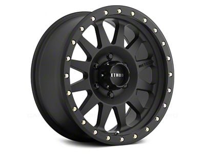 Method Race Wheels MR304 Double Standard Matte Black 6-Lug Wheel; 20x10; -10mm Offset (03-09 4Runner)