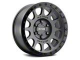Method Race Wheels MR305 NV Matte Black with Gloss Black Lip 6-Lug Wheel; 17x8.5; 0mm Offset (22-24 Bronco Raptor)