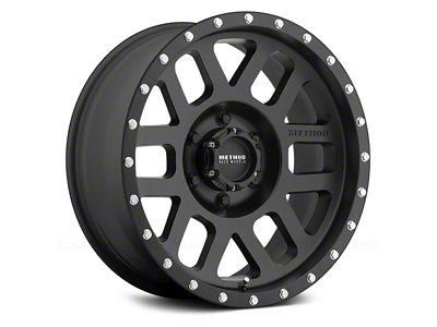 Method Race Wheels MR306 Mesh Matte Black 6-Lug Wheel; 17x8.5; 0mm Offset (22-24 Bronco Raptor)