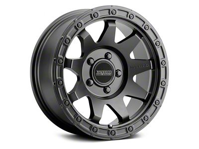 Method Race Wheels MR317 Matte Black 6-Lug Wheel; 17x8.5; 0mm Offset (22-24 Bronco Raptor)