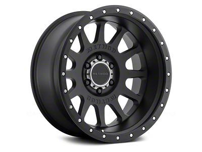 Method Race Wheels MR605 NV Matte Black 6-Lug Wheel; 20x10; -24mm Offset (21-24 Bronco, Excluding Raptor)