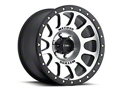 Method Race Wheels MR305 NV Matte Black Machined 6-Lug Wheel; 17x8.5; 0mm Offset (05-15 Tacoma)