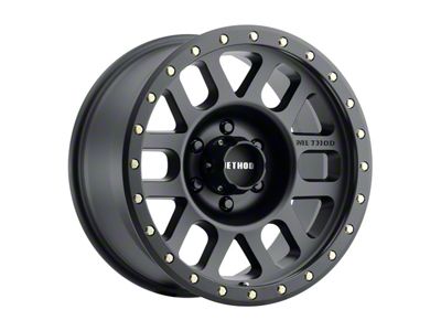 Method Race Wheels MR309 Grid Matte Black 6-Lug Wheel; 18x9; 0mm Offset (16-23 Tacoma)