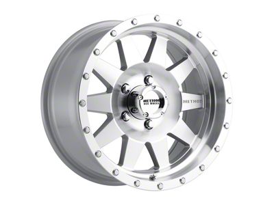 Method Race Wheels MR301 The Standard Machined Wheel; 17x9; -12mm Offset (18-24 Jeep Wrangler JL)