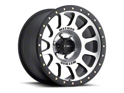 Method Race Wheels MR305 NV Matte Black Machined 6-Lug Wheel; 17x8.5; 0mm Offset (03-09 4Runner)