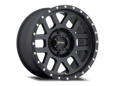 Method Race Wheels MR306 Mesh Matte Black 6-Lug Wheel; 17x8.5; 0mm Offset (03-09 4Runner)