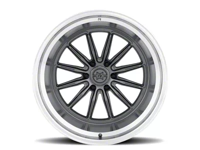 Method Race Wheels MR803 Gloss Titanium with Machined Lip 6-Lug Wheel; 22x12; -40mm Offset (03-09 4Runner)