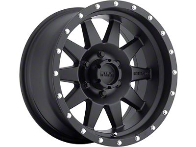 Method Race Wheels MR301 The Standard Matte Black 6-Lug Wheel; 18x9; -12mm Offset (04-15 Titan)