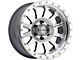 Method Race Wheels MR304 Double Standard Machined 6-Lug Wheel; 18x9; -12mm Offset (04-15 Titan)