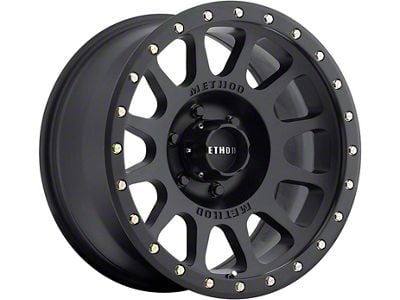 Method Race Wheels MR305 NV Matte Black 6-Lug Wheel; 18x9; 18mm Offset (04-15 Titan)