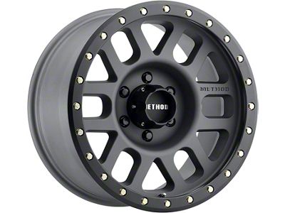 Method Race Wheels MR309 Grid Titanium 6-Lug Wheel; 18x9; 18mm Offset (04-15 Titan)