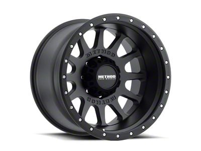 Method Race Wheels MR605 NV Matte Black 6-Lug Wheel; 20x9; -12mm Offset (04-15 Titan)