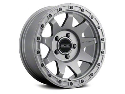 Method Race Wheels MR317 Matte Titanium 6-Lug Wheel; 18x9; 18mm Offset (05-15 Tacoma)