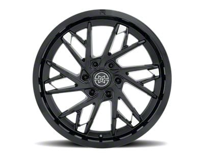 Method Race Wheels MR801 Gloss Black Milled 6-Lug Wheel; 20x10; -18mm Offset (05-15 Tacoma)