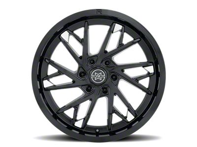 Method Race Wheels MR801 Gloss Black Milled 6-Lug Wheel; 20x9; 0mm Offset (05-15 Tacoma)