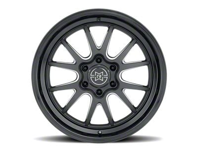 Method Race Wheels MR802 Double Black Milled 6-Lug Wheel; 20x10; 10mm Offset (05-15 Tacoma)