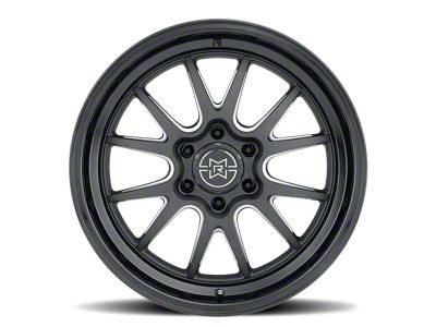 Method Race Wheels MR802 Double Black Milled 6-Lug Wheel; 20x10; -18mm Offset (05-15 Tacoma)