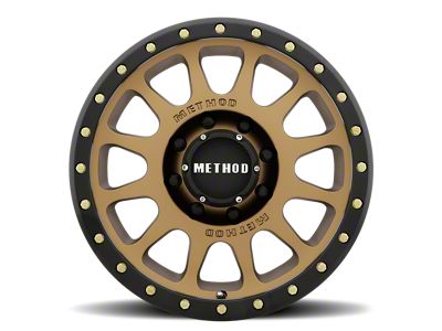 Method Race Wheels MR305 NV Bronze with Matte Black Lip 5-Lug Wheel; 18x9; 0mm Offset (07-13 Tundra)