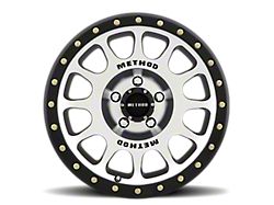 Method Race Wheels MR305 NV Machined with Matte Black Lip 5-Lug Wheel; 17x8.5; 0mm Offset (07-13 Tundra)