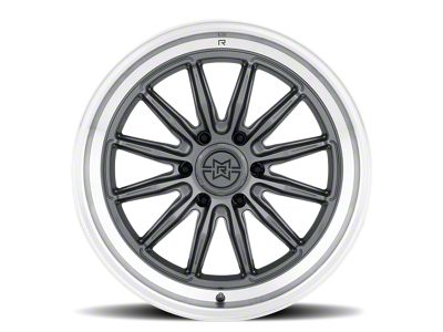 Method Race Wheels MR803 Gloss Titanium with Machined Lip 6-Lug Wheel; 20x9; 0mm Offset (17-24 Titan)