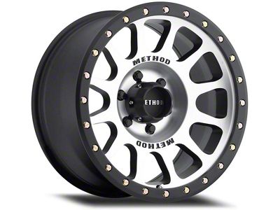 Method Race Wheels MR305 NV Matte Black Machined 6-Lug Wheel; 17x8.5; 0mm Offset (2024 Tacoma)