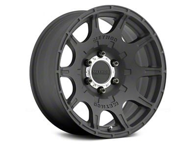 Method Race Wheels MR308 Roost Matte Black 6-Lug Wheel; 17x8.5; 0mm Offset (2024 Tacoma)