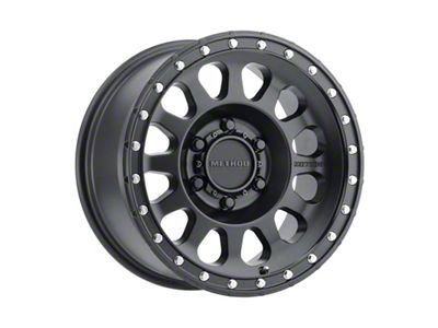 Method Race Wheels MR315 Matte Black 6-Lug Wheel; 17x8.5; 0mm Offset (2024 Tacoma)