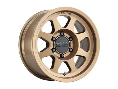 Method Race Wheels MR701 Bronze 6-Lug Wheel; 17x9; -12mm Offset (2024 Tacoma)