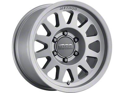 Method Race Wheels MR704 Matte Titanium 6-Lug Wheel; 17x8.5; 0mm Offset (2024 Tacoma)