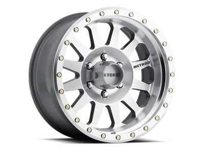 Method Race Wheels MR304 Double Standard Machined 6-Lug Wheel; 17x8.5; 0mm Offset (10-24 4Runner)