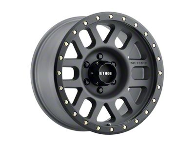 Method Race Wheels MR309 Grid Titanium 6-Lug Wheel; 18x9; 0mm Offset (10-24 4Runner)