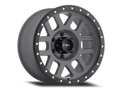 Method Race Wheels MR309 Grid Titanium 6-Lug Wheel; 18x9; 18mm Offset (10-24 4Runner)