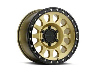 Method Race Wheels MR315 Gold 6-Lug Wheel; 17x8.5; 0mm Offset (03-09 4Runner)