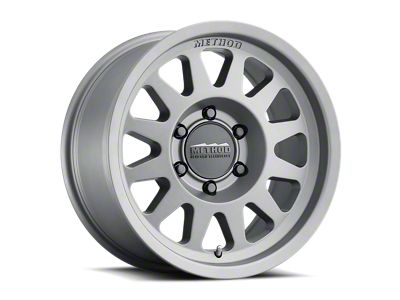 Method Race Wheels MR704 Matte Titanium 6-Lug Wheel; 17x8.5; 0mm Offset (10-24 4Runner)