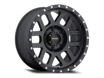 Method Race Wheels MR306 Mesh Matte Black 6-Lug Wheel; 17x8.5; 0mm Offset (21-24 Bronco, Excluding Raptor)