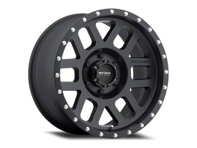 Method Race Wheels MR306 Mesh Matte Black 6-Lug Wheel; 18x9; 18mm Offset (21-24 Bronco, Excluding Raptor)