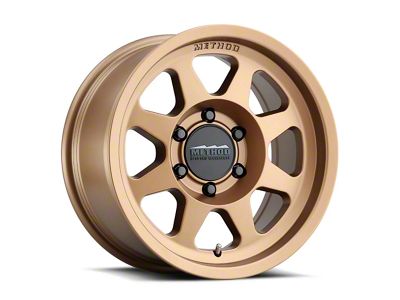 Method Race Wheels MR701 Bronze 6-Lug Wheel; 17x8.5; 0mm Offset (21-24 Bronco, Excluding Raptor)