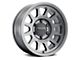 Method Race Wheels MR703 Bead Grip Gloss Titanium 6-Lug Wheel; 17x8.5; 0mm Offset (21-24 Bronco, Excluding Raptor)